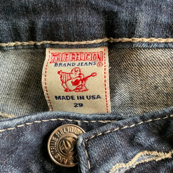 True Religion Denim Blue Jeans Size 29 - Picture 2 of 5